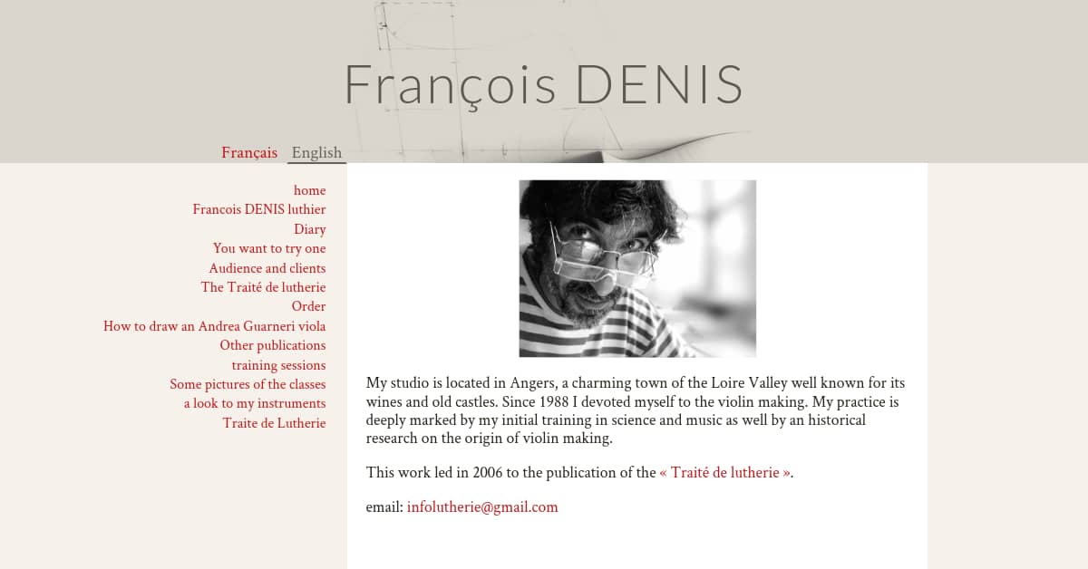 Francois Denis Luthier